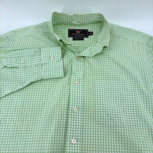 Vineyard‎ Vines Mens Murray Shirt Long Sleeve Button Down Gingham Size M